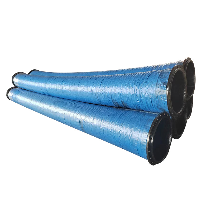 Large diameter rubber and canvas hoses for mud dredgers suction hoses